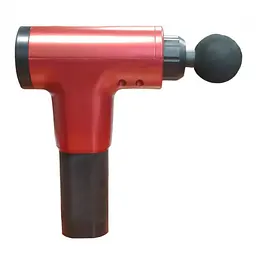 Масажер для тіла Fascial Gun KH-320 акумуляторний, 4 насадки, бордовий