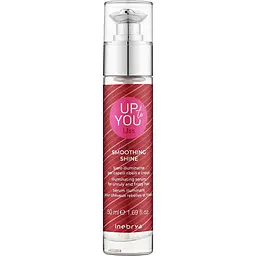 Краплі-блиск для розгладження в’юнкого волосся Inebrya Up To You Smoothing Shine 50 мл - мініатюра 2