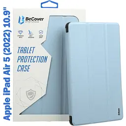 Чохол до планшета BeCover Tri Fold Soft TPU Silicone Apple iPad Air 5 (2022) 10.9" Light Blue (708510) - мініатюра 2