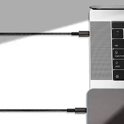 Кабель Baseus Tungsten Gold Fast Charging Data USB-C to USB-C 240W 1m Black (CAWJ040001) [91517] - мініатюра 5