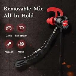 Дротові ігрові вакуумні навушники Remax Type-C Gaming Headphone RM-755, 1.2m, black - мініатюра 6