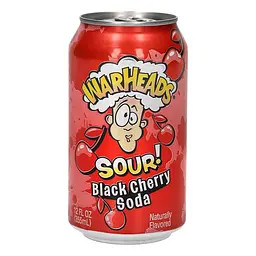 Кислий газований напій Warheads Sour Black Cherry 355 мл