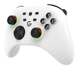Геймпад джойстик GamePro GP-X13-W Xinput Bluetooth/2.4G/USB (Switch/PC/iOS/Android) White - мініатюра 1