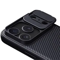 Карбонова накладка Nillkin CamShield Pro Magnetic для Apple iPhone 17 Pro (6.3) Black - мініатюра 4