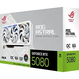 Відеокарта Asus ROG Astral GeForce RTX 5080 OC 16GB Gaming White [ROG-ASTRAL-RTX5080-O16G-White] EU [148267] - мініатюра 9