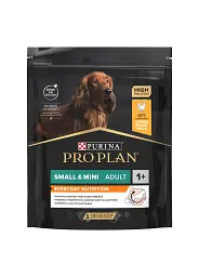 Сухий корм Purina PRO PLAN Small & Mini Adult 1+ Everyday Nutrion для дорослих собак дрібних порід, з куркою 700 г