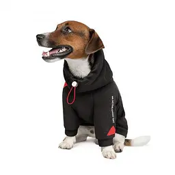 Худі Pet Fashion Snoodie для собак, розмір SM, чорний - мініатюра 2