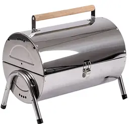 Гриль вугільний Bo-Camp Barrel Silver (8108381) (DAS301446)
