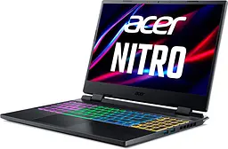 Ноутбук Acer Nitro 5 AN515-58 15.6' FHD IPS, Intel i7-12650H, 16GB, F1TB, NVD4050-6, Lin, чорний (NH.QLZEU.009) - мініатюра 2
