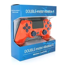 Геймпад джойстик DoubleShock Wireless PS4 Double Motor Vibration DUALSHOCK 4 Orange-Blue - мініатюра 5