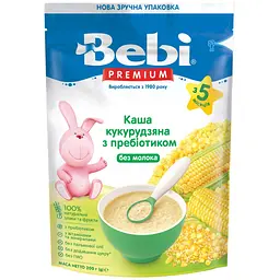 Безмолочна каша Bebi Premium Кукурудзяна 200 г (1105044)