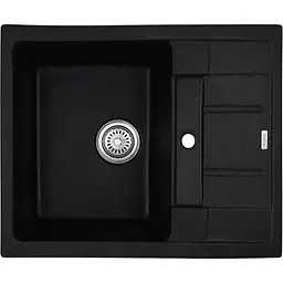 Мийка кухонна HAIBA HB8210-G226 BLACK 620x500x200 (HB0983) - мініатюра 2