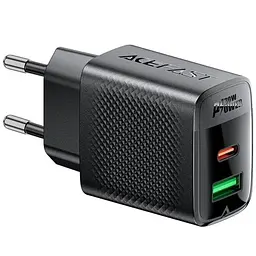 МЗП Acefast A98 PD30W+QC3.0 GaN (1USB-A/1C) Black - мініатюра 4