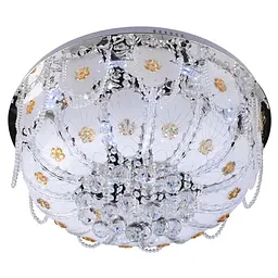 Люстра стельова Brille торт кришталева E14 40W WH (BCL-618C/9)
