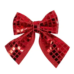 Бант декоративний Mica Decorations червоний 13 см 2 шт. (1181194)