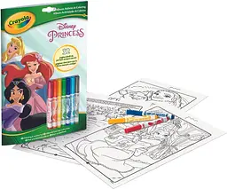 Розмальовка Disney Princess 32 сторінки та 7 фломастерів (5807G) - мініатюра 2