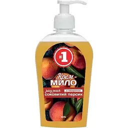 Крем-мило #1 325мл Соковитий персик з гліцерином