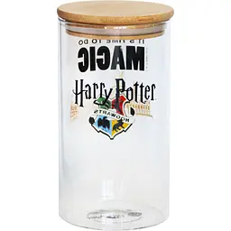 Банка скляна для зберігання Warner Bros. Harry Potter Magic з бамбуковою кришкою 750 мл (85005876) - мініатюра 3