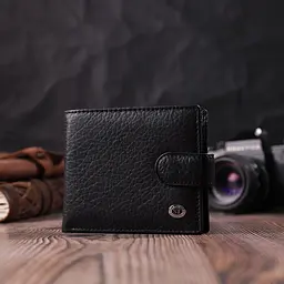 Чоловічий шкіряний гаманець ST Leather 11,5х9,5х2 см acs0028298 - мініатюра 7