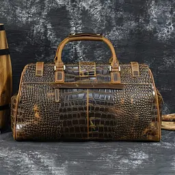 Саквояж 14410 Vintage коричневий - мініатюра 8