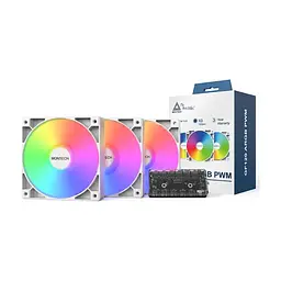 Кулер до корпусу MONTECH GF120 V2 ARGB PWM 3I (GF120 V2 ARGB PWM 3I1(W)) - мініатюра 4