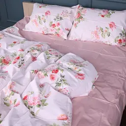 Наволочка MirSon Сатин Spring Flower 50х50 см рожева (2200011122021) - мініатюра 5