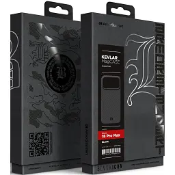Чохол до мобільного телефона Armorstandart BlackIcon Aramid Twill MagCase Apple iPhone 18 Pro Max Black (ARM92839) - мініатюра 10