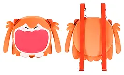 Рюкзак Аска Євангеліон із прозорим відсіком Backpack Asuka Evangelion 30х25 см