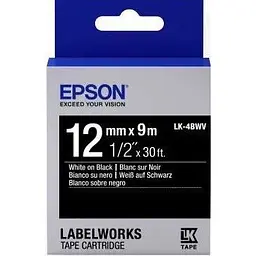 Картридж зі стрічкою Epson LK4BWV для принтерів LW-300/LW-400/LW-400VP/LW-600P/LW-700/LW-Z710/LW-900P/LW teh0015185