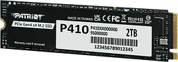 Накопичувач SSD Patriot m.2 NVMe 2Tb P410 PCIe 4.0x4 (P410P2TBM28H) - мініатюра 2