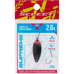 Блешня Select Supreme 2.6g 30mm #20 Dark Blinker - мініатюра 2