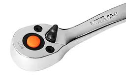 Набір торцевих головок, 1/4, тріскачка 90 зубців, CrV, 14 шт Neo Tools hoz0012652 - мініатюра 3