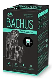Вітаміни для собак і котів Bachus Teeth&Gums для гігієни ротової порожнини ЦІНА ЗА 1 ТАБЛЕТКУ