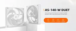 Вентилятор ID-Cooling AS-140-W Duet White (AS-140-W DUET) - мініатюра 8