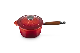 Ківш Le Creuset Wooden Handle Saucepan 18 см Cerise