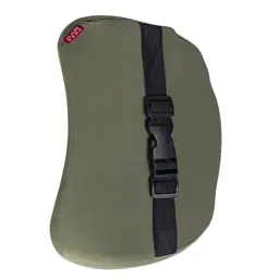 Подушка підголовник ортопедична Yiwu Memory Foam 30х20х13 см матовий трикотаж оливковий - мініатюра 2