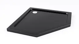 Душовий піддон Rea Diamond black 90x90 REA-K8543, Чорний - мініатюра 7