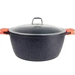 Каструля з кришкою Bohmann BH 7350-32 MRB 32 см 8.6 л сіра - мініатюра 3