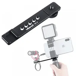 Адаптер кронштейн Ulanzi Vijim Extenal Cold Shoe Mount UV-1391 PT-7 Black - мініатюра 2