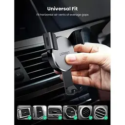 Автотримач UGREEN LP130 Air Vent Mount Phone Holder (40907) - мініатюра 2