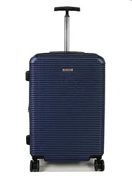 Валіза дорожня середня (M) полікарбонат Airtex 968 70л 65х42х28см Темно-синій (Dark blue) - мініатюра 2