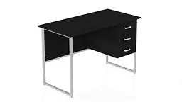 Комп'ютерний стіл Гаррі 75x120x60 білий ДСП Сосна Кембра 16мм FRD-104054 - мініатюра 3