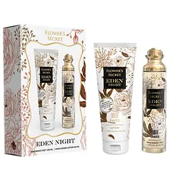 Подарунковий набір жіночий Emper Flower`s Secret Eden Night 250 мл body mist + 250 мл body lotion (MM36053) - мініатюра 2