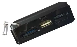 Радіоприймач з USB + Micro SD і акумулятором, Golon RX-2277 Чорний, з MP3 плеєром від флешки (ST) - мініатюра 6