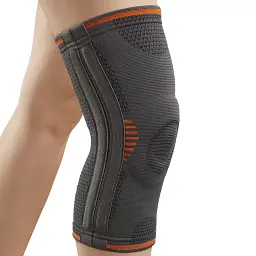 Спортивний напівжорсткий наколінник з пластиковими бічними вставками Orliman OS 6212 S/2 (обхват коліна 36-41)