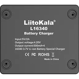 Зарядний пристрій LiitoKala Lii-16340 [129886] - мініатюра 3