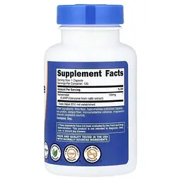 Наттокіназа Nutricost 100 мг 120 капсул - мініатюра 2