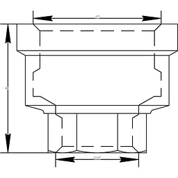 Муфта Viega 3240 1″х1/2″ ВВ (266363) - мініатюра 2