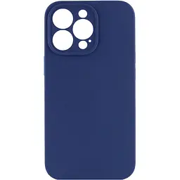 Чохол Silk Full Camera Protective (AA) NO LOGO для Apple iPhone 15 Pro Max (6.7") Синій / Deep navy