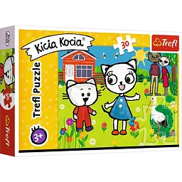 Пазли Trefl Котячі пригоди 30 елементів